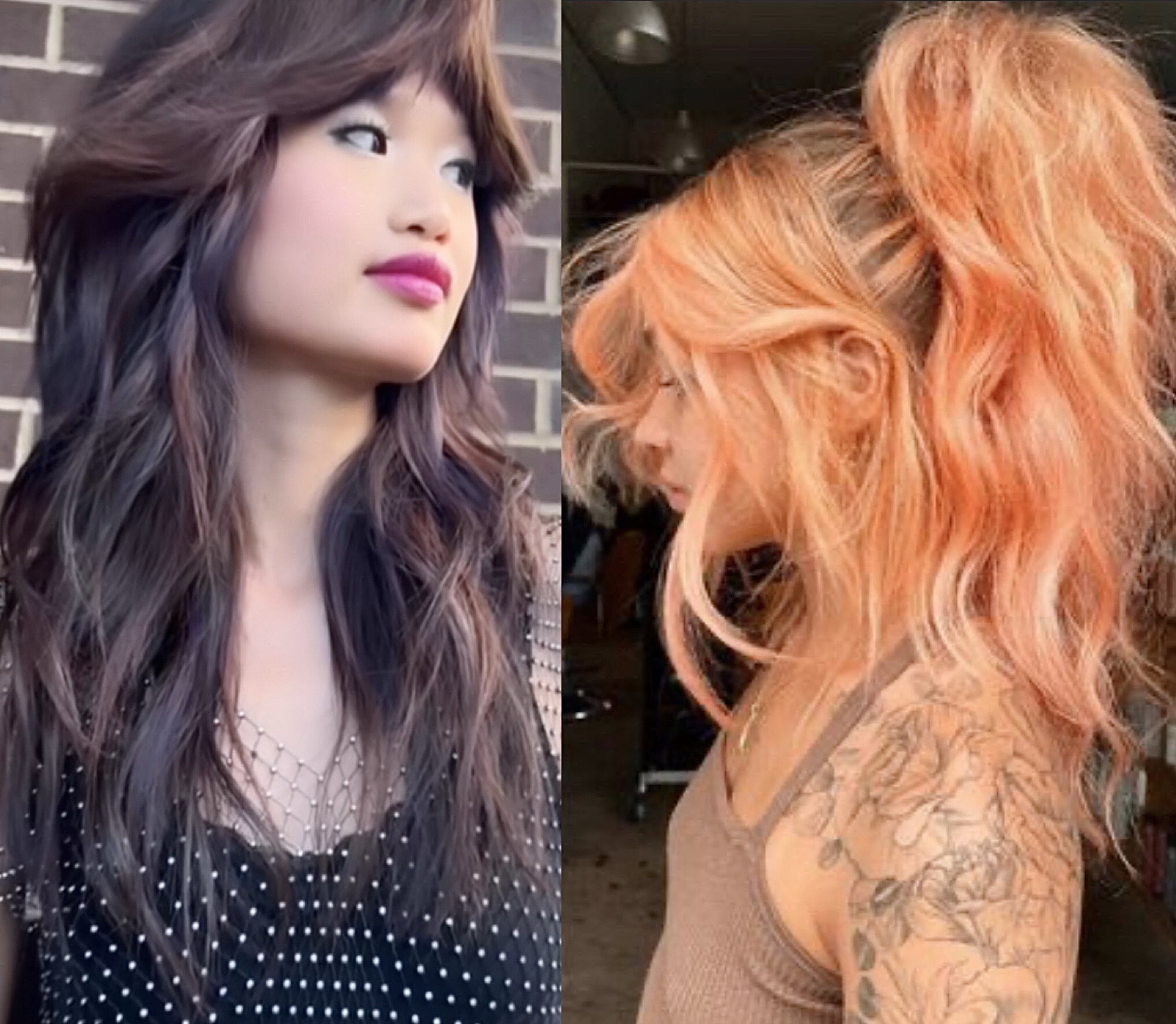 10 Of The Top Wolf Cut Hairstyles Paired With 10 Top Color Trends For