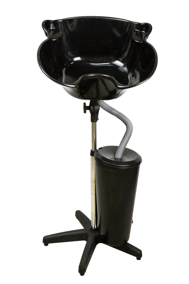 Portable Shampoo Washing Bowl Basin w/ Adjustable Stand & Bucket Shampoo Basin SalonPro Equipment 