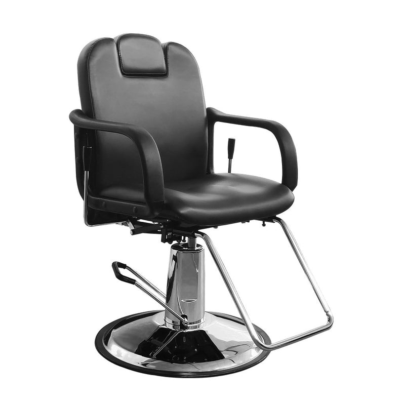 Ikonna H-2206BKR | All-Purpose Salon Chair in Black, Simple Design with Adjustable Comfort Settings