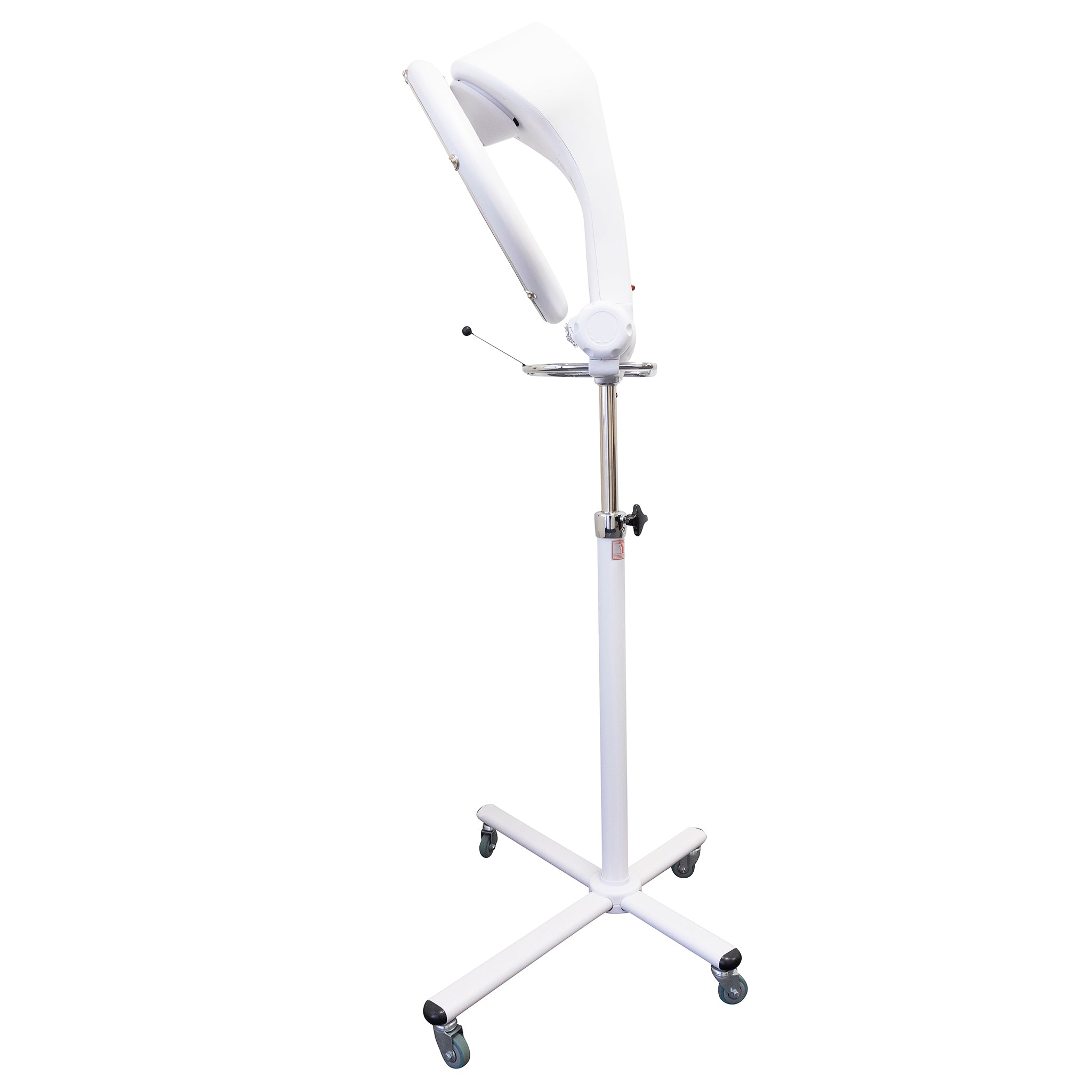 SalonPro Orbiting Halo Professional Infrared Hair Color Processor & Multi-Function Dryer Accelerator w/ Rolling Base - White