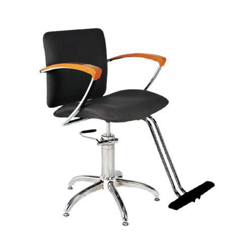 Ikonna Professional Hair Styling Chair in Black w/ Star Base Styling Chair YCC