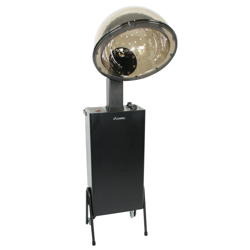 SalonPro Standing Professional Ionic Hooded Hair Dryer w/ Rolling Wheel Kit Hair Dryer SalonPro Equipment